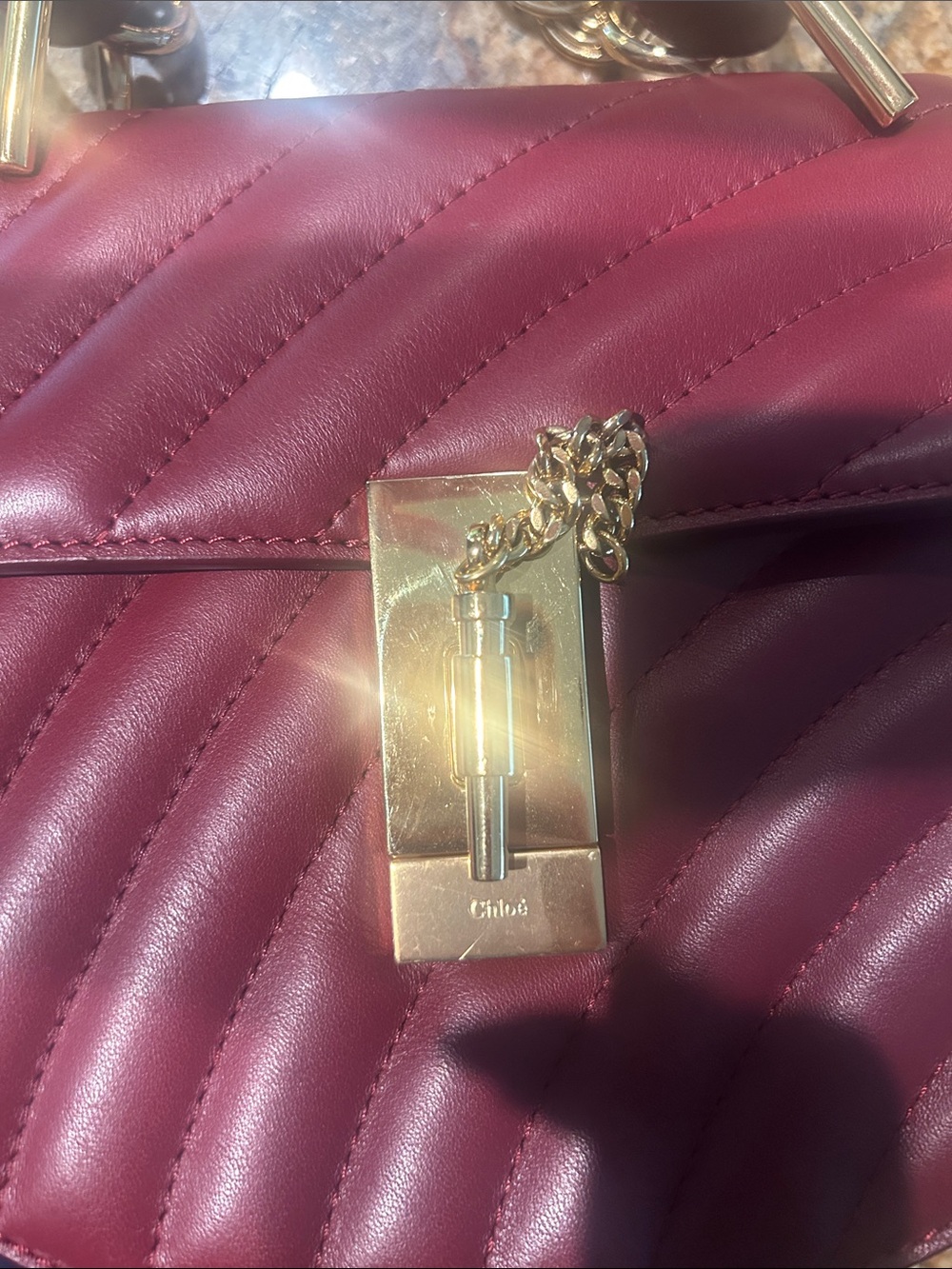 Chloe Drew Bijou Mini Quilted Shoulder Bag - Picture 4 of 5